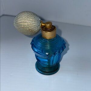 Vintage Blue and Gold‎ Perfume Atomizer